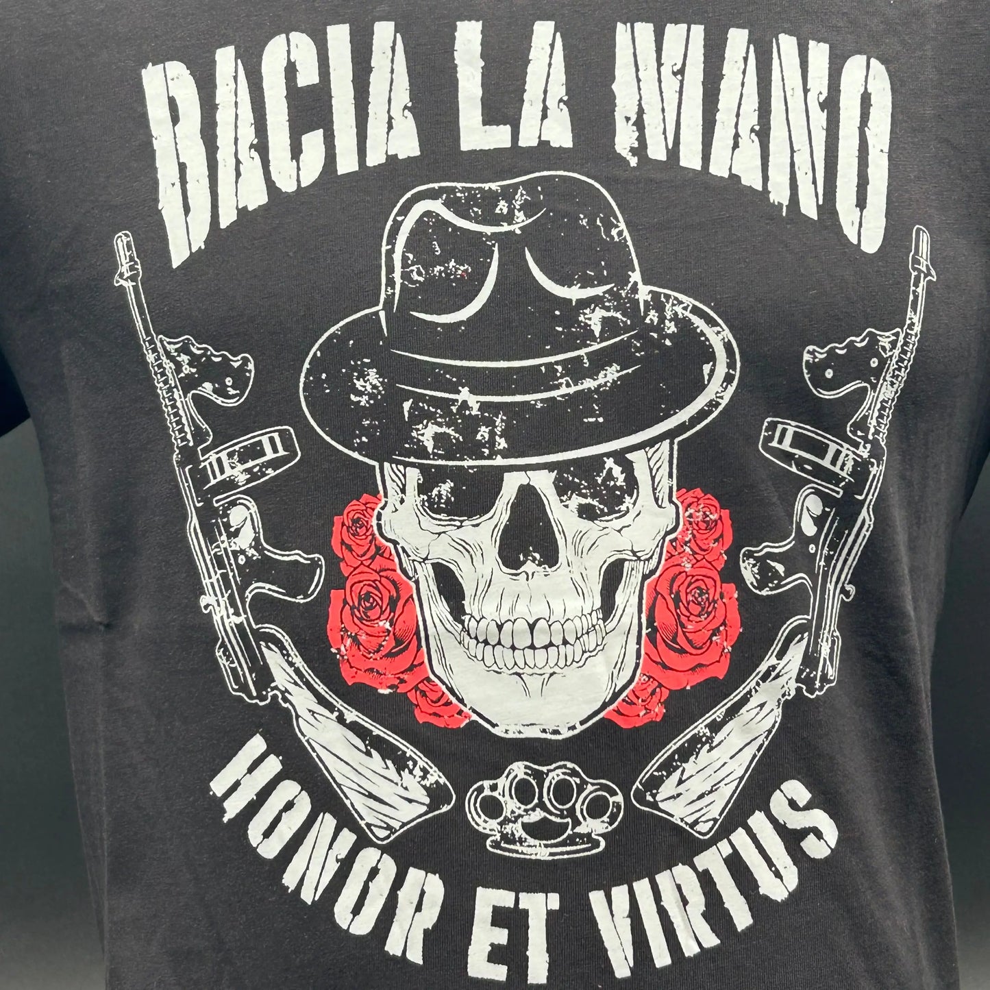 T-shirts BACIA LA MANO collection "PARABELLUM" manches courtes BACIA LA MANO