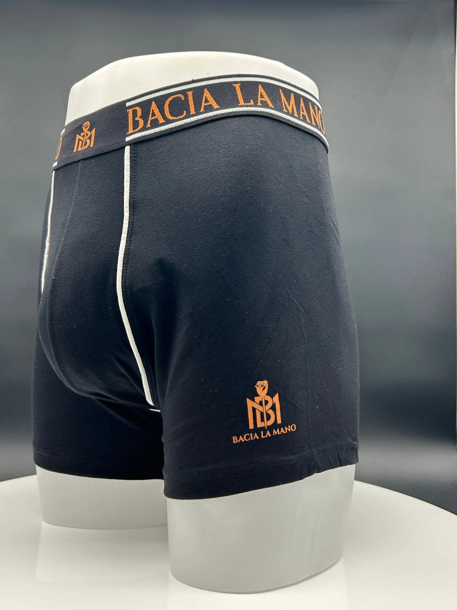 Boxers-BACIA-LA-MANO-Coffret-écrin-3-Blanc-Gris-Noir-